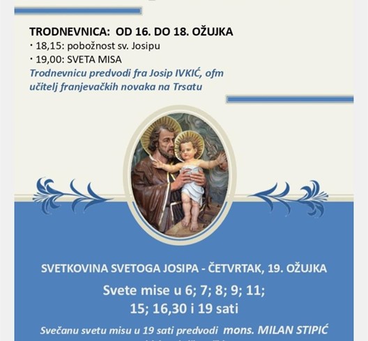 Proslava sv. Josipa na Trešnjevki